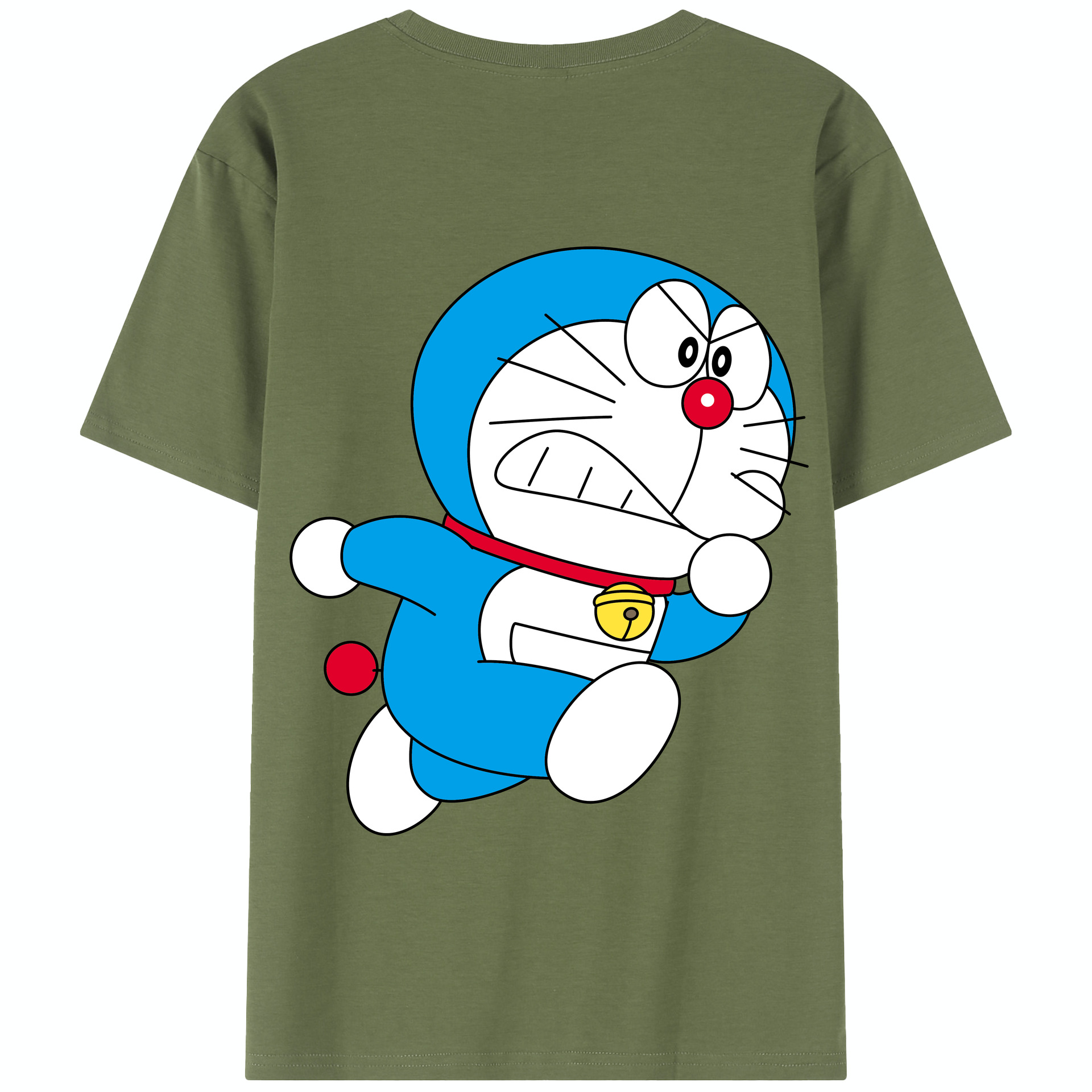 （画像用） ドラえもん Doraemon 綿100％半袖Tシャツ（背面プリント）